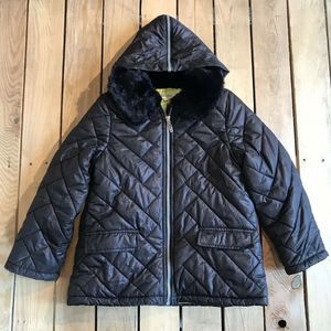 Kenzo Kids Quilted Black Puffer Jacket